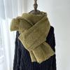 New Plaid Scarf Women's Imitation Cashmere Fringed Shawl Autumn and Winter Warm and Thickened Scarf Elegant Casual Scarf for Women