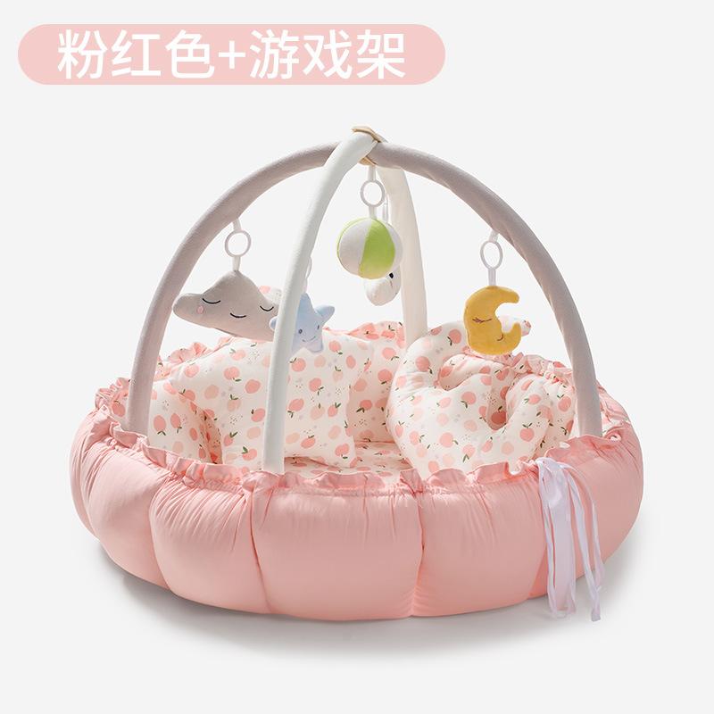 0-1Baby play mat and gym rack 3-9-121-month-old baby crawling mat, baby crib, baby toy