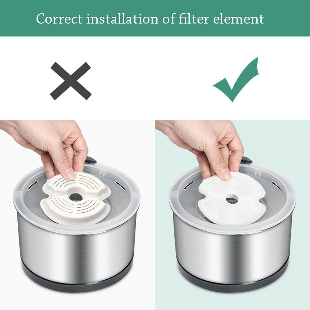 Replacement Filterate Pet Fountian Filter Drinking Flower Water Filters Fountain Replacement Filter Cat