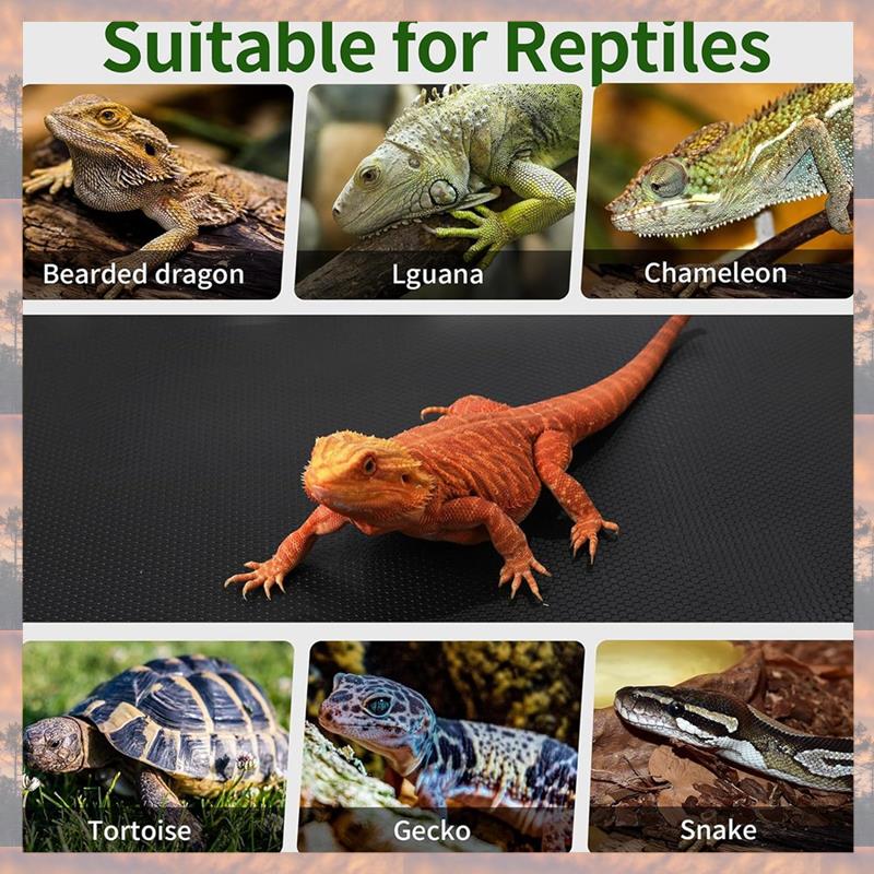 2025 Trend Reptile Mat,Reptile Terrarium Substrate Liner For Leopard Gecko, Lizard,Snake,Tortoise,Reptile Flooring