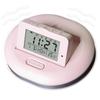Vibration Alarm Clock - Guaranteed To Wake You Up - Double Alarm, Backlight, Snooze Function, Pillow-Wrap Clock - Pink