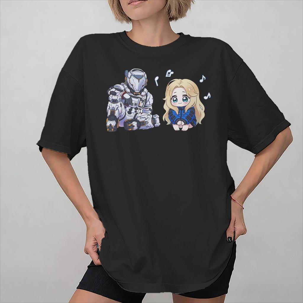 Unisex Women Pragmata Game 2026 T Shirt Pure Cotton Graphic Tee Shirts Top Clothing