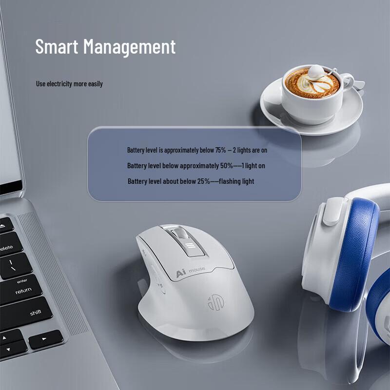 INPHIC S6 Multi-mode Bluetooth AI Voice Mouse