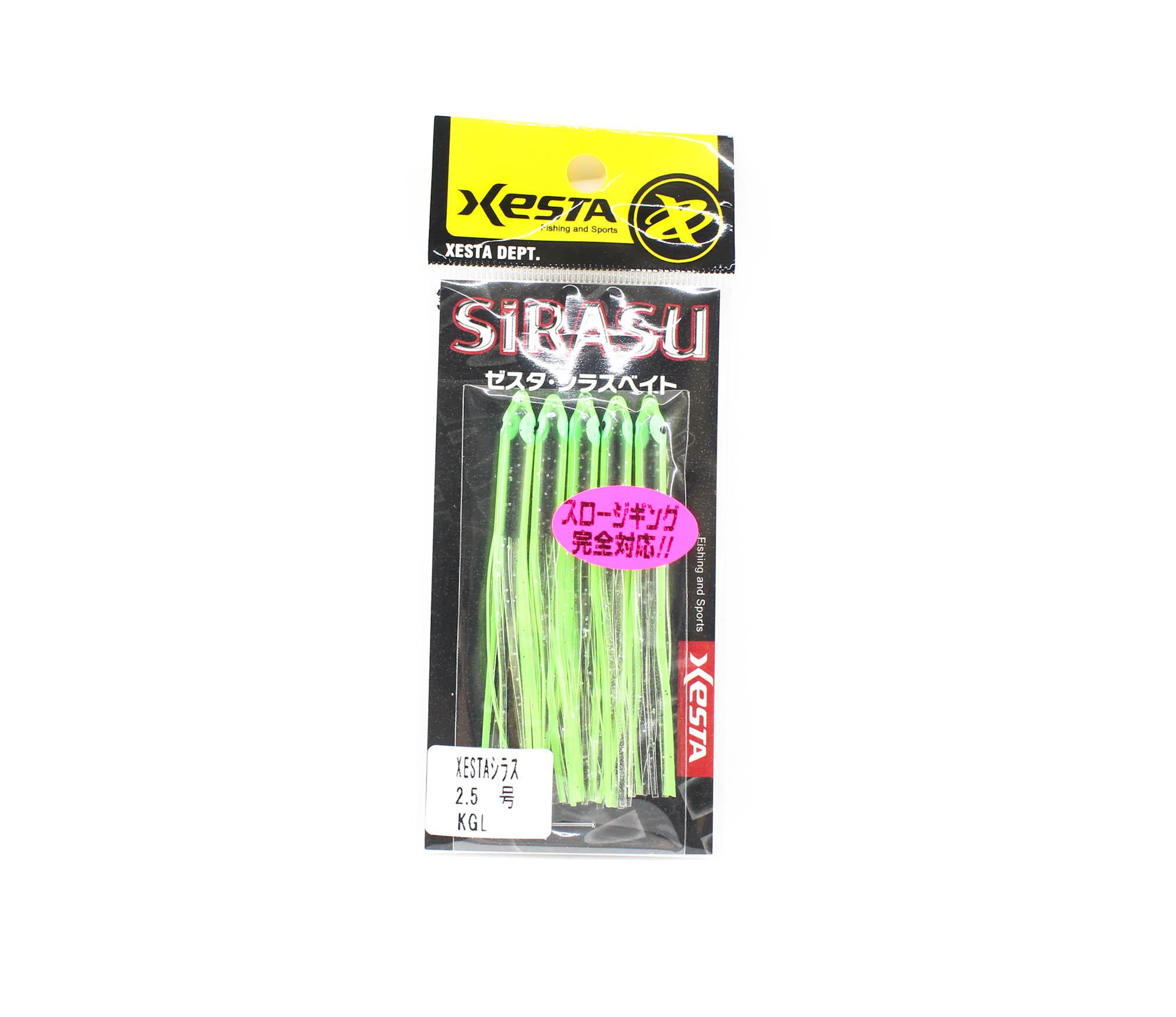

Xesta Sirasu 2,5-дюймовая юбка Тизеры для помощи крючка Джиггинг KGL (1690)