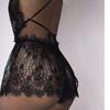 European & American Sexy Lace See-through Pajama Set