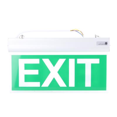 110?220V Acryl 3W 12 LEDs Notausgangsschildleuchte Sicherheitsanzeigelampe