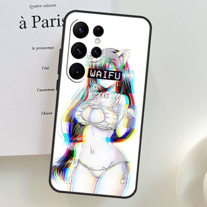 Sugoi Senpai Anime Waifu Sexy Girl Case For Samsung Galaxy S26 Ultra S25 S24 S23 S22 S21 S10 Plus S20 FE S25 Ultra Phone Cover