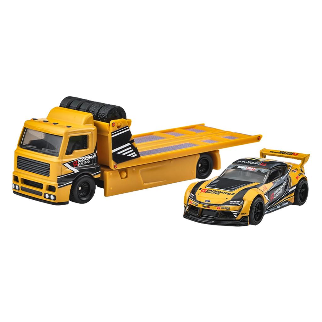 Hot Wheels Team Transport Assortment Vehicle Miniature 2 Cars per Set x 4 Sets Ages - Toys, Cars, (Boxed Set), 3+, Multi-color, FLF56-987J