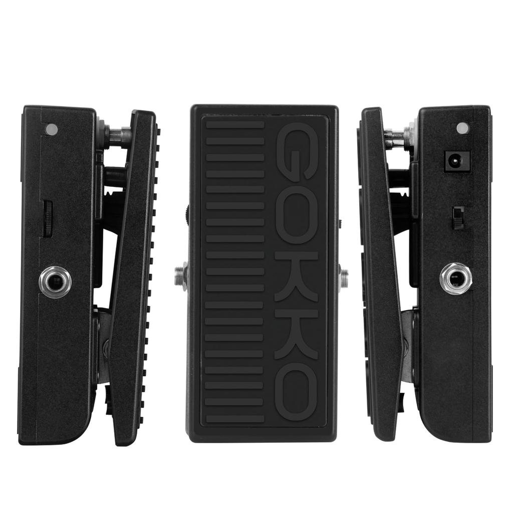 Mini Wah Volume Pedal GK-64 - Dual Wah and Volume, Compact Design, True Bypass, LED Indicator - Ideal for Guitarists Seeking Versatility