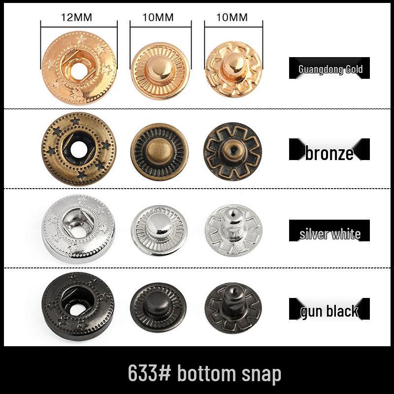 

Denim Down Jacket with Metal Snap and Pull Ring Fashion Buttons