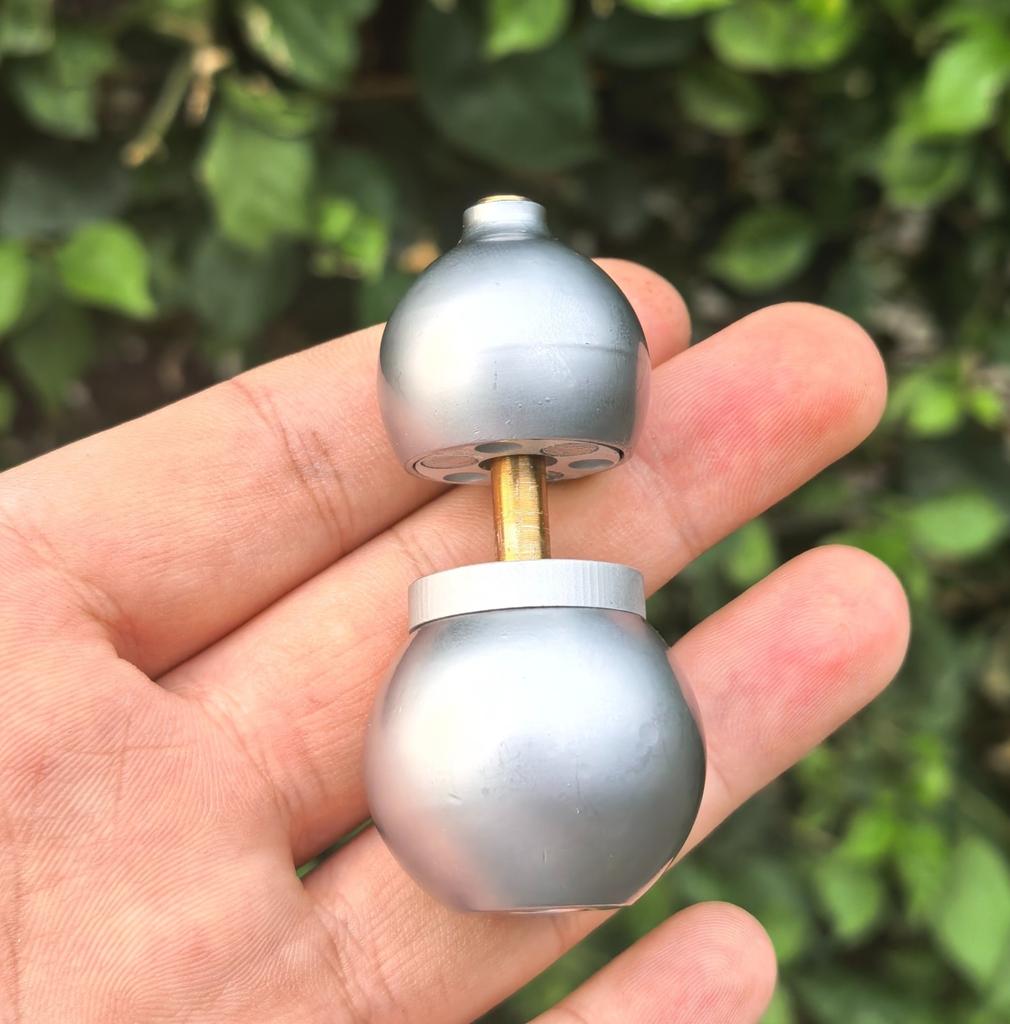 EDC Fidget Sliders Slider Metal Fidget Toys Stress Relief for Adults Magnetic Metal Infinite Fidget Magnetic buttons Gourd