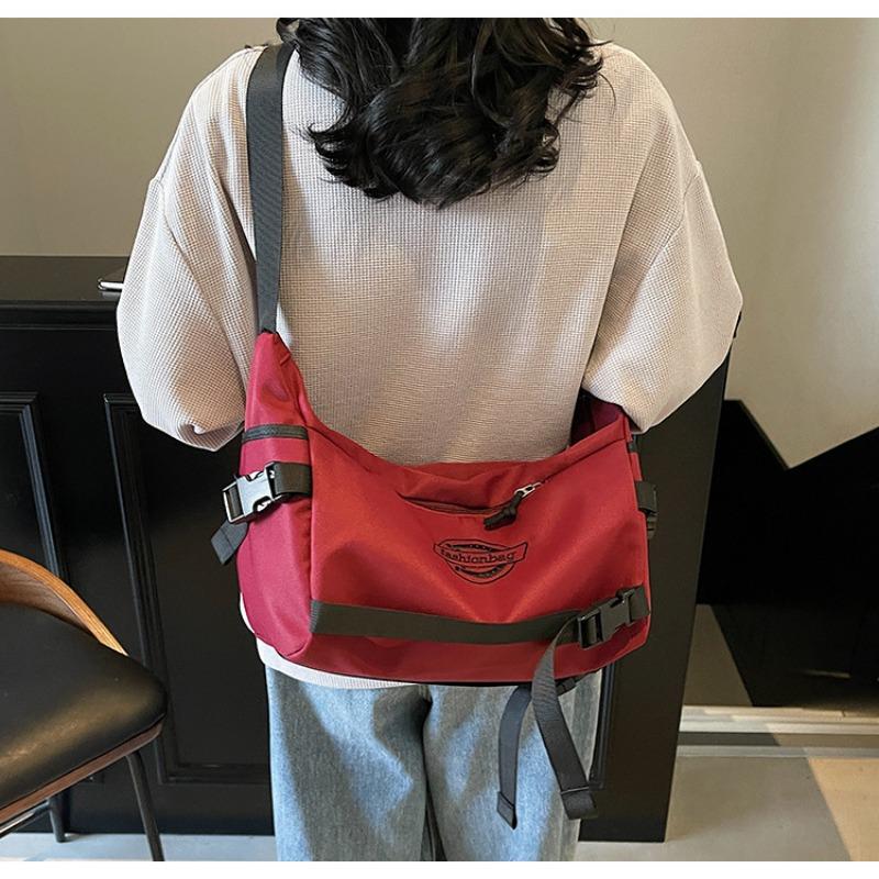 New spring trendy brand literary men's and women's casual daily mailman single shoulder oblique span bag