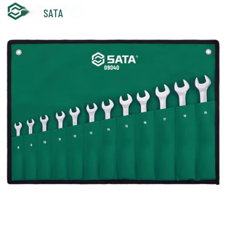 SATA 09040 12-Piece Combination Wrench Set