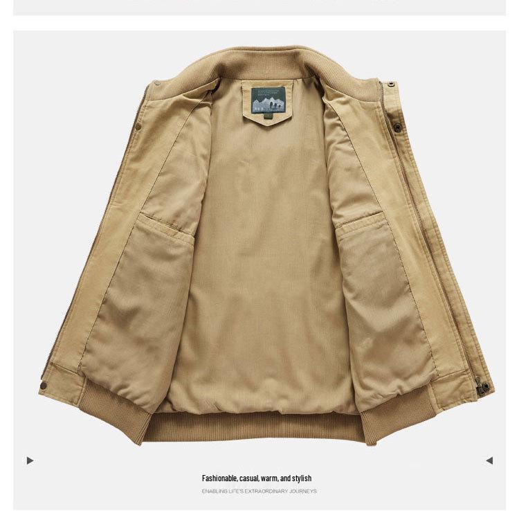 Herren Baumwollweste mit mehreren Taschen für Frühling & Herbst - Lässig & locker geschnitten (Stil 1807)