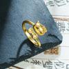Ring Cute Cartoon KT Cat Open Ring for Women Versatile and High-end