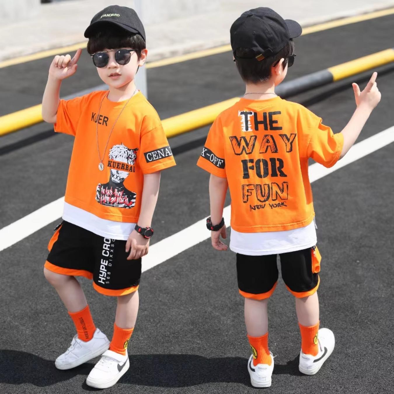 Boys Clothing Set 2026 Summer Short Children s Clothing Camouflage Children s Boys Sports 5-6Y