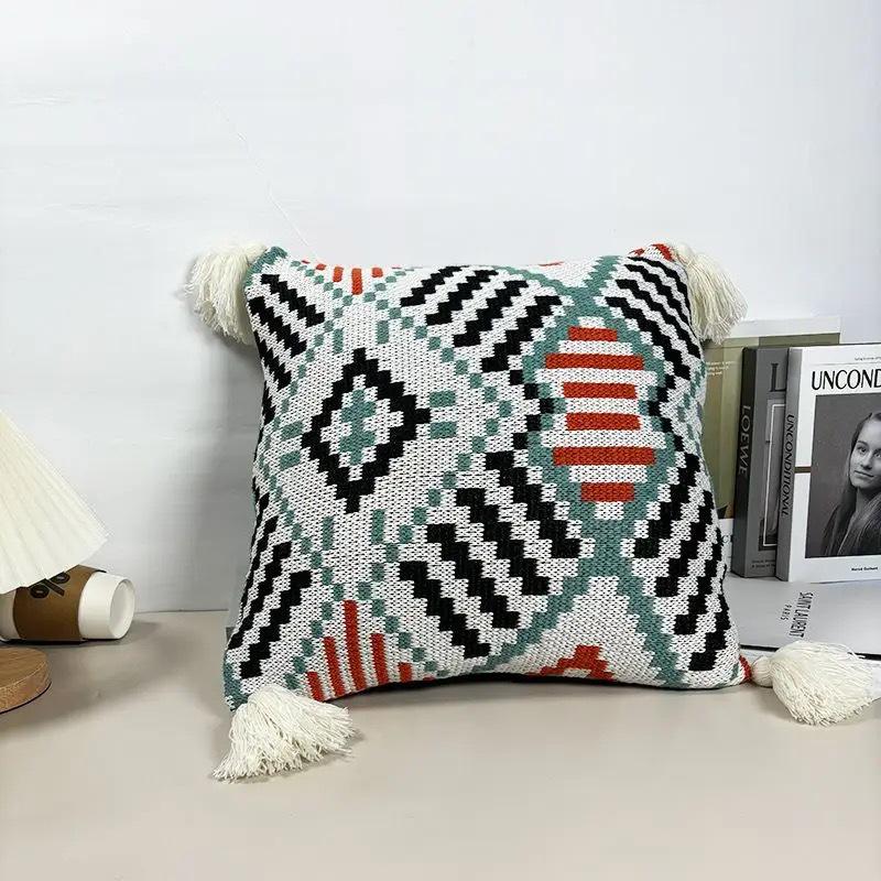 Navajo Sunlight Thick Knit Bohemian Blanket: Nordic Nap, Office, Sofa, Baby Fur
