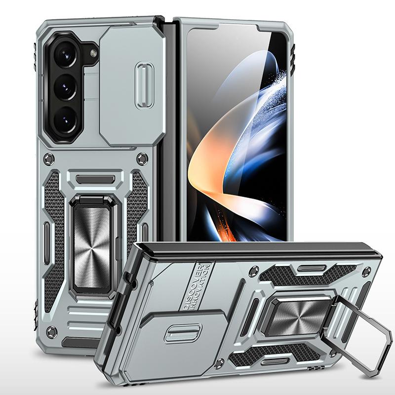 Custodia per Telefono Antiurto per Samsung Galaxy Z Fold 7 6 5 Con Copertura Fotocamera