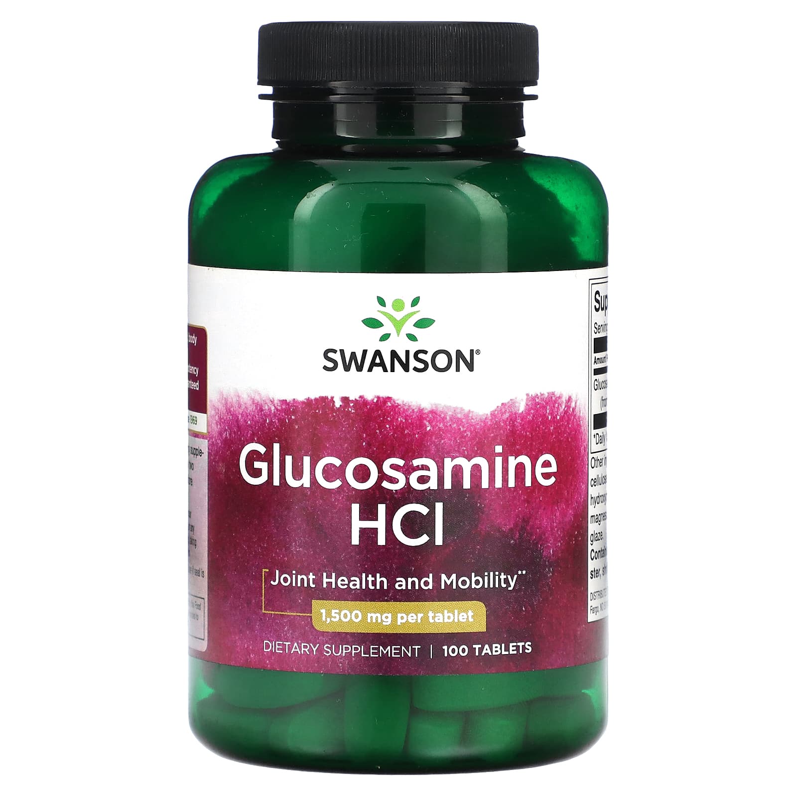 

Glucosamine Hci, 1,500Mg, 100 Tablets