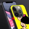Cartoon Cute Mafalda Case for Apple iPhone 14 11 7 SE 2020 8 X XS 13 12 Mini XR 15 Pro Max Silicone Black Soft Phone Cover