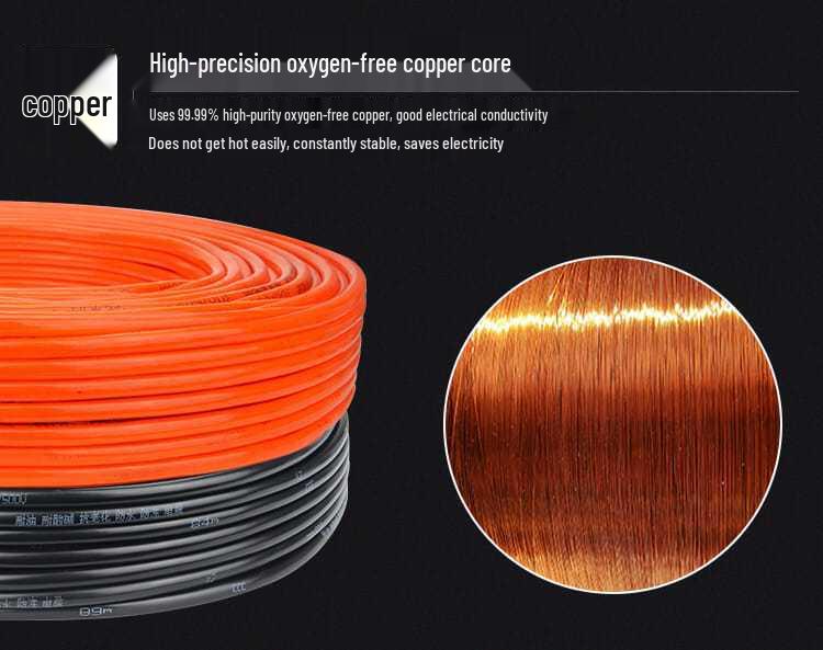 

2-Core Outdoor Copper Core Soft Sheathed Power Cable (2.546 Sq) 2-core, 1.0 sq mm, 1500W, 5m, wire only