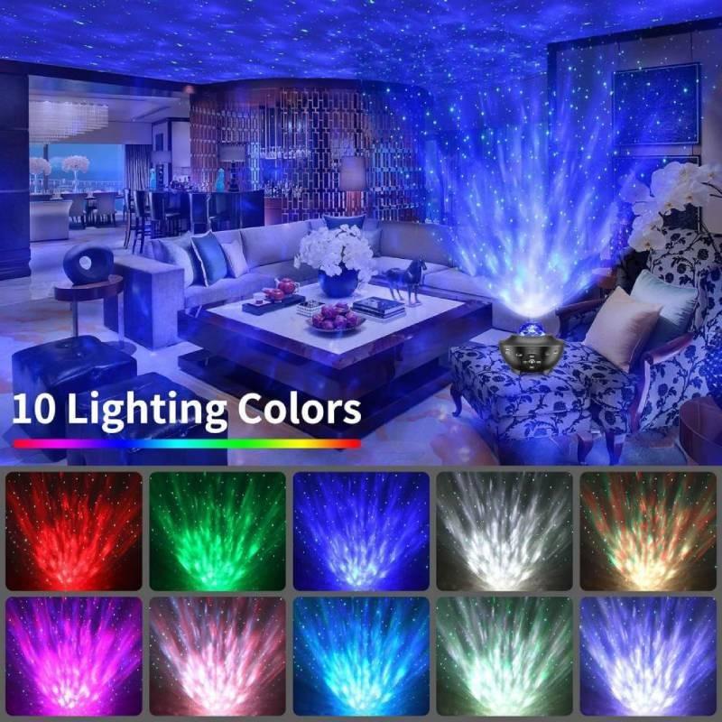 Projector Galaxy Mexllex Star Projector Remote Control Night Light Usb Bluetooth