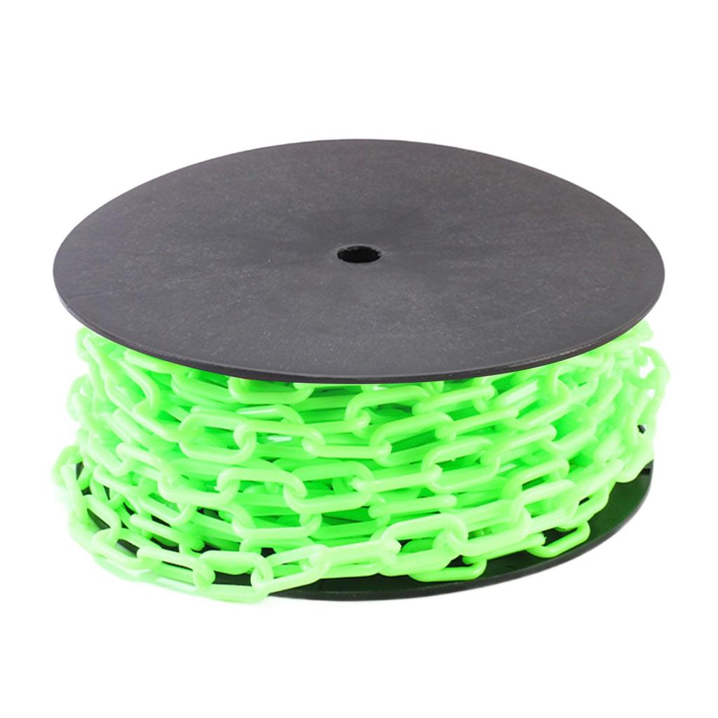 Plastic Chain Links Lightweight Prop Chain High Visibility Safety Barrier Chain