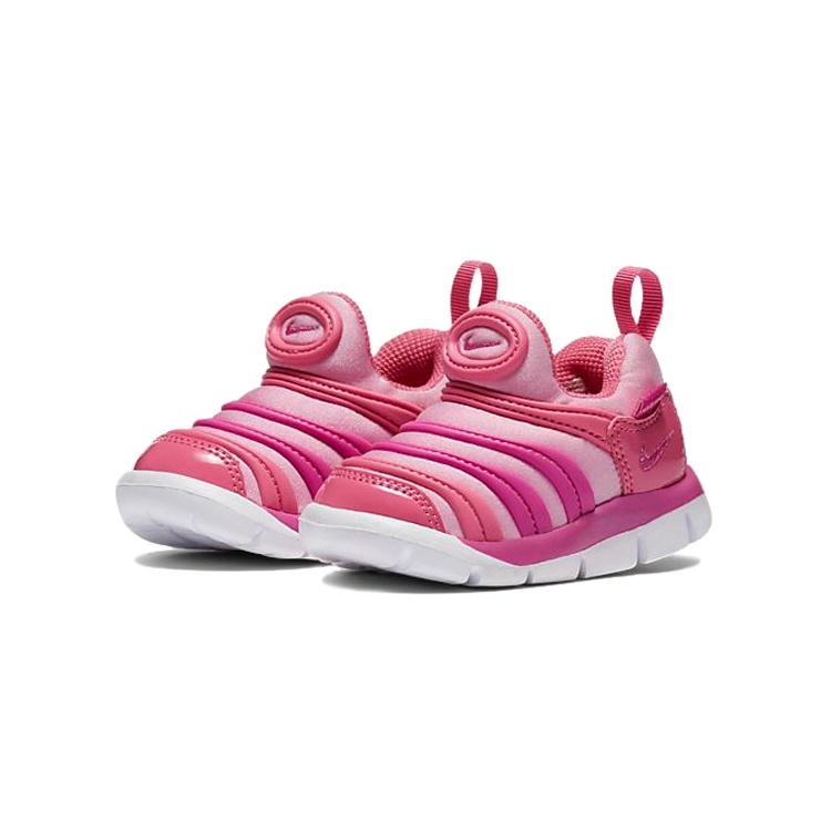 (TD) Nike Dynamo Free White Pink Baby 343938-631