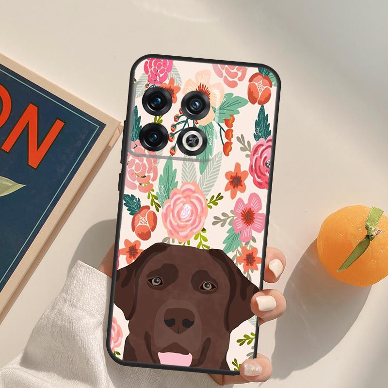 Cute Labrador Retriever Case For OnePlus 12R 13R 13T 10R 15 13 12 11 10T 8T Nord CE 4 3 2 Lite N20 N30 Nord 5 Cover