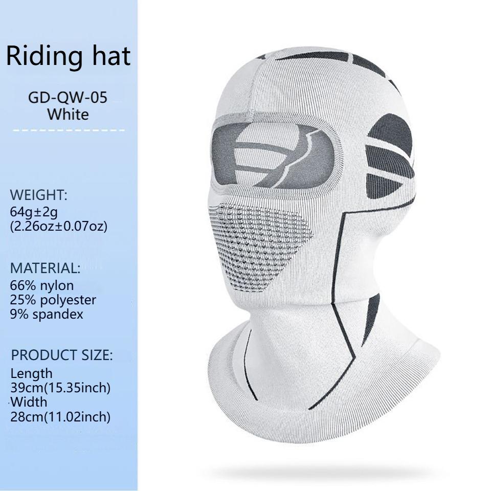 Durable And Safe Getinfit Cycling Mask Moisture Absorption Neck Guard Windproof Headgear Breathable Mesh Mouth Nose Locomotive Helmet Inner Liner