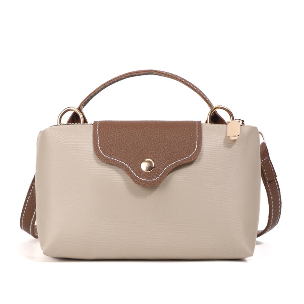 Mini borsa per ravioli in nylon da donna, borsa a tracolla portatile, borsa leggera e versatile per telefono, tracolla regolabile