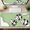 XXL Kawaii Panda HD Printing Mouse Pad Large Computer Office Game Table 400x900mm Mat Rubber carpet Anti-slip Keyboard Desk Pads