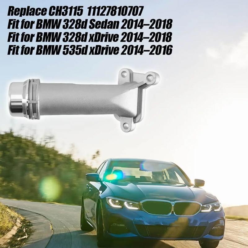 11127810707 Precise Aluminum Car Engine Cooling Pipe Adapter for BMW 1 3 5 Series X1 X3 X5 X6 Block Water Pipe Joint DIY