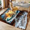 1PC Sailboat Ocean Non-Slip Floor Carpet Compatible for Office&Living Room&Bedroom&Dining room - Flat-Weave Machine-O368