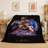 Retro Juice WRLD 999 Legende Rapper Star Flanelldecke Weiche Warme Überwurfdecke für Schlafzimmer Wohnzimmer Bett Reise Camping