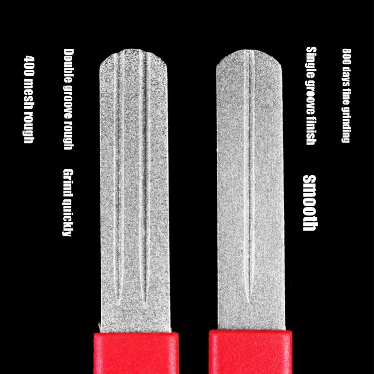 2Pcs Fish Hook Sharpeners Double Side File Fine and Coarse Grinds Tool for Fishing Accessories