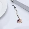 Cute Kitten Phone Charm Stylish Animal Pendant Keychain Lightweight Anti Lost Lanyard For Everyday Use And Parties