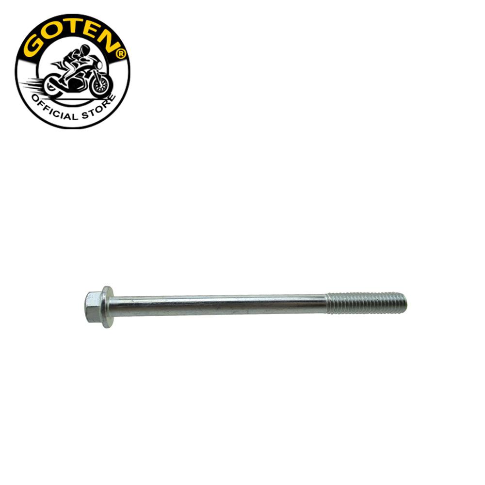 Goten Flanged Hex Bolt M6 X 80mm Sliver For Pit Dirt Bike ATV Quad Engine