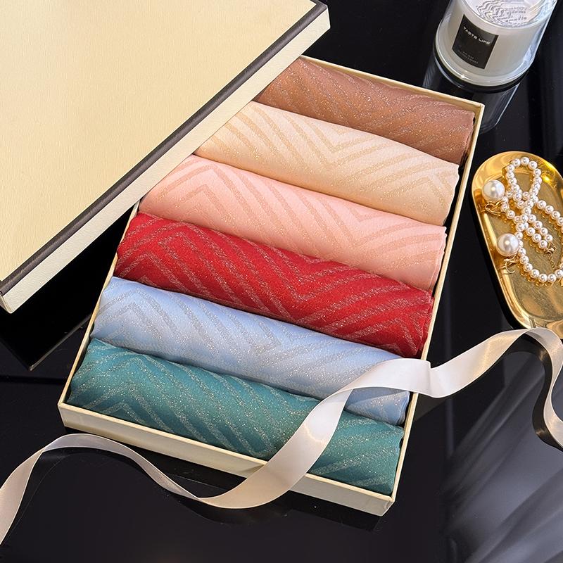 Ladies Elegant Print Hijab Cotton Long Scarf With Four Seasons Sun Protection Scarf Decoration Shawl Wrap Headscarf