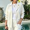 Women's Casual Color Long Sleeve Jacket