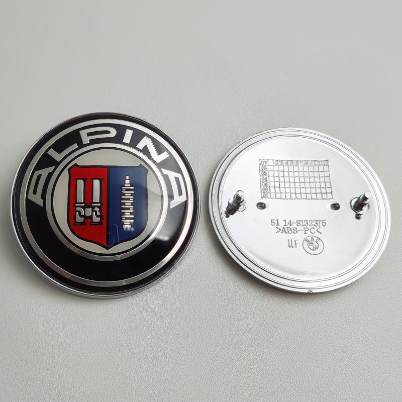 BERV3 82mm 74mm Car Front Hood Emblem Logo Rear Trunk Badge For BMW E90 E39 E46 E30 E36 E87 E60 E92 E92 M2 M3 M4 M5 Accessories