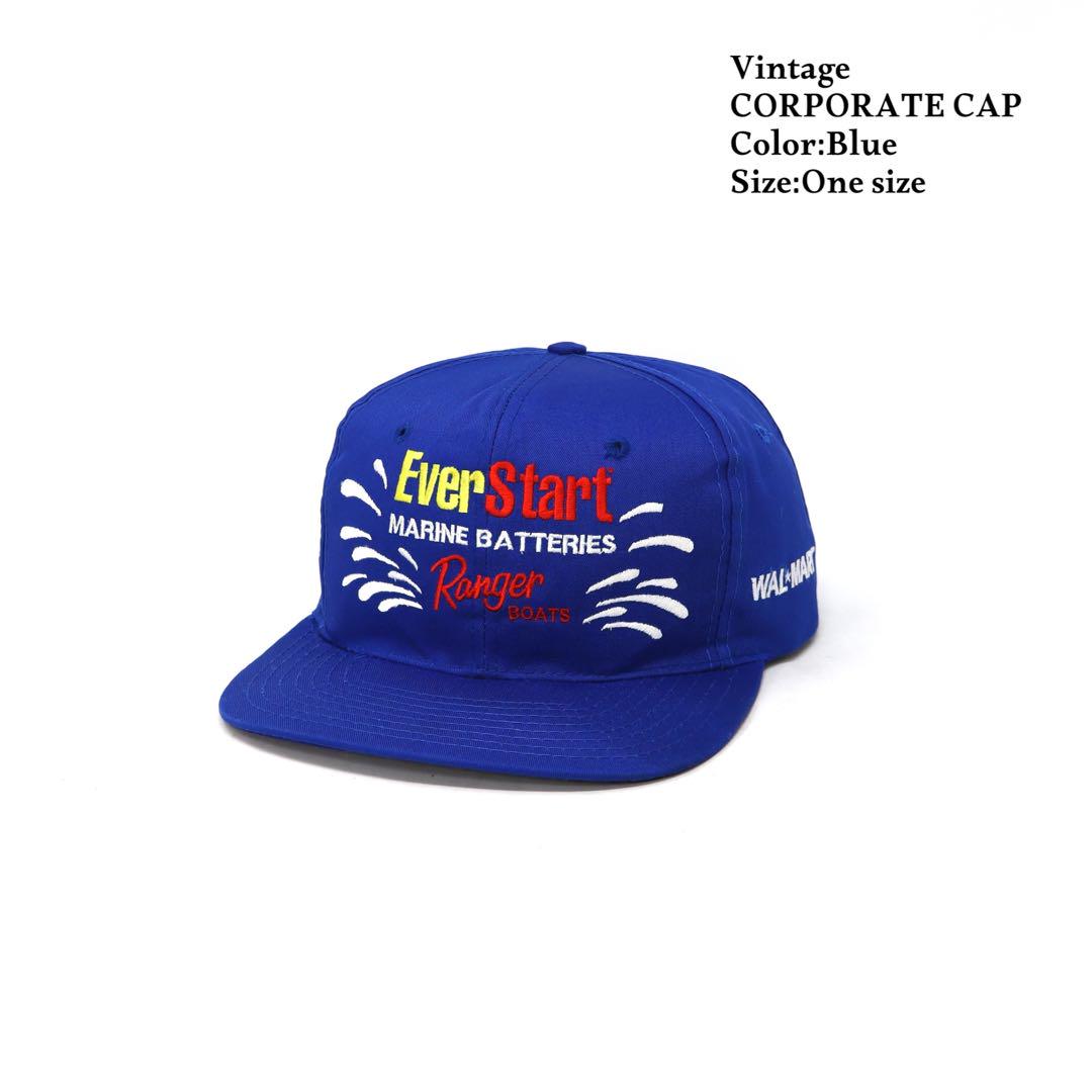 

[USED] 90s vintage cap with Walmart boat logo embroidery