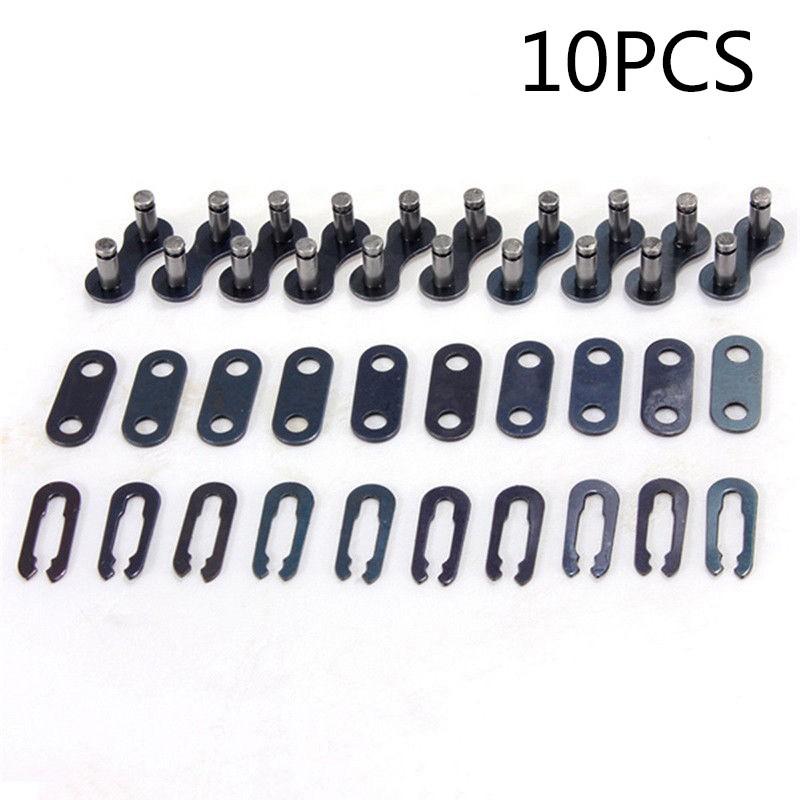 Звенья цепи 1/2 X 1/8 10 шт./комплект Черные Запасные
