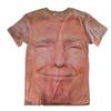 2026 Donald Trump Face Print T-shirt Funny Streetwear O-neck Plus T Shirts Humour Gift Personality Trend New Design Unisex Tee