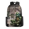 Teenage Mutant Ninja Turtles Children'S School Bag Elementary School Student Cartoon Breathable Backpack Cute Burden Reduction Cool Anime Backpack