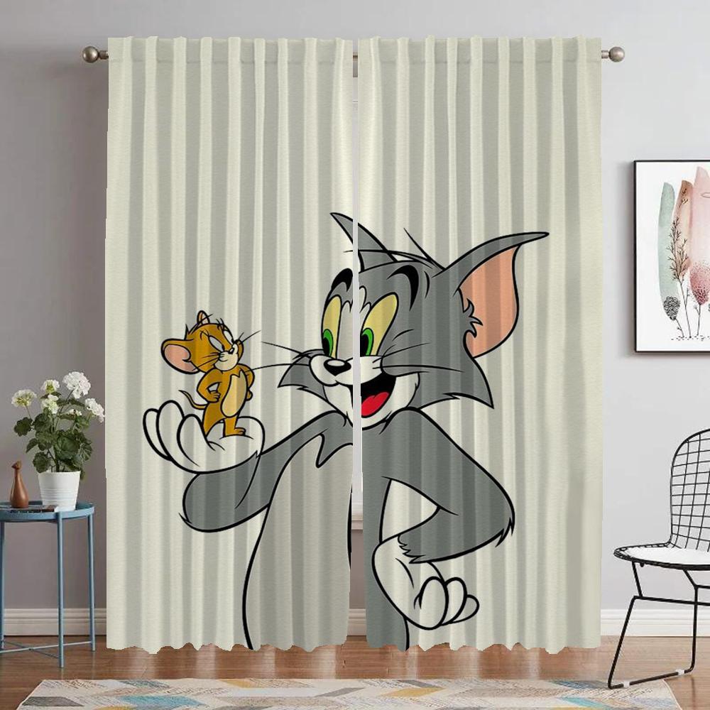 

Kitchen Curtains for Living Room Curtain for Room 2 Panel Toms Partition Halloween Decoration Home Interior Curtains Shades W50xH70cmx2pcs-CL