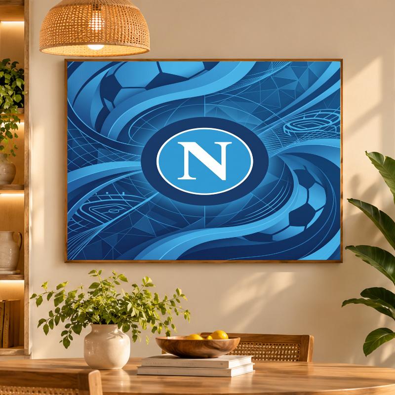 5D Diamond Painting Napoli FC DIY Full Drill Diamond Art Kit Home Decoration