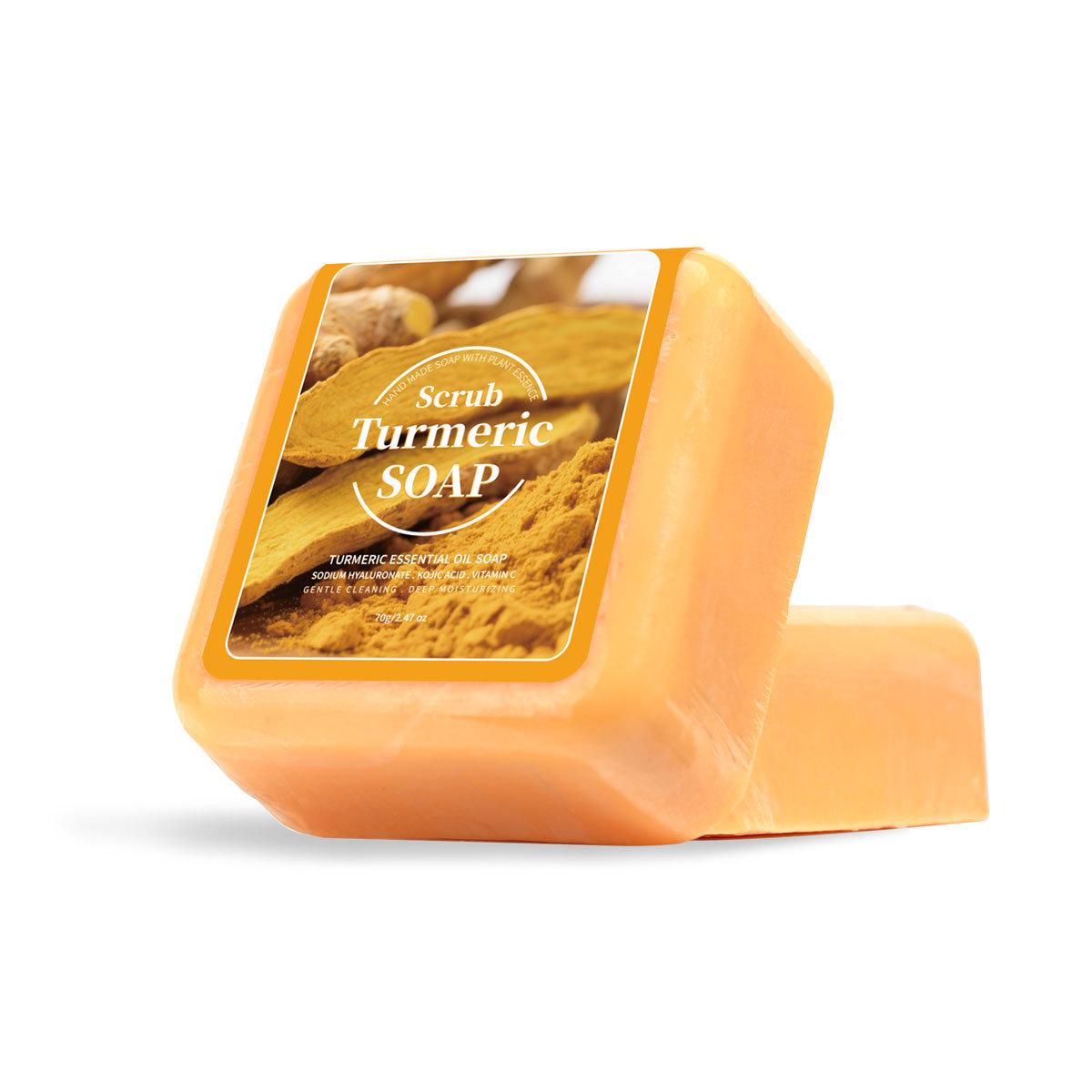 

70g Handmade Coconut Glutathione Soap with Turmeric Essential Oil - Perfect for Travel and Business Trips.