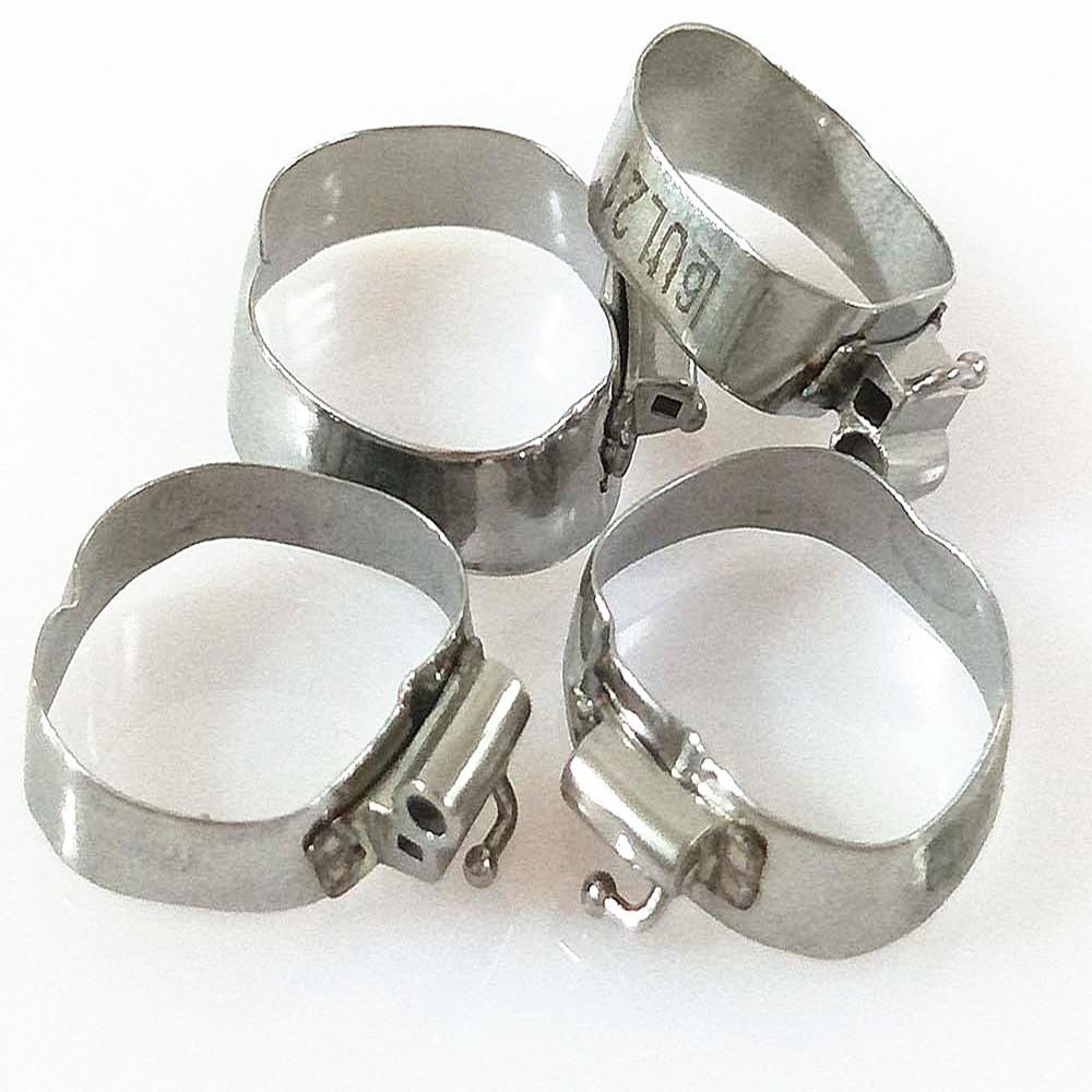 5 Beutel(20 Stück, 4 Stück pro Beutel) Dentale kieferorthopädische Flachbänder, vorverschweißt mit Bukkalröhrchen ROTH/MBT 022 32 mm – 41,5 mm