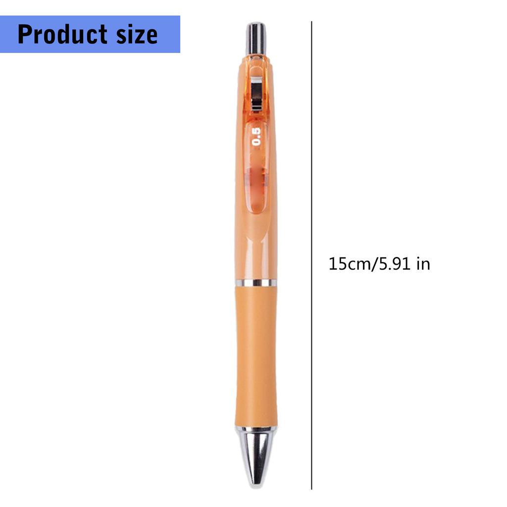 Pressing Pen 0.5mm Retractable Pen Black Ink Gel Pen Neutral Pen Writing Pen Aesthetic Gel Ink Pen School Supplies